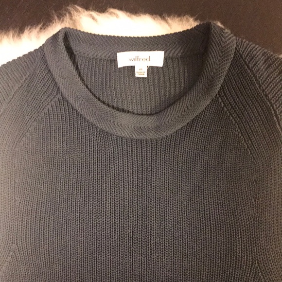 Aritizia Wilfred palmier sweater size xs in blue - Picture 4 of 6